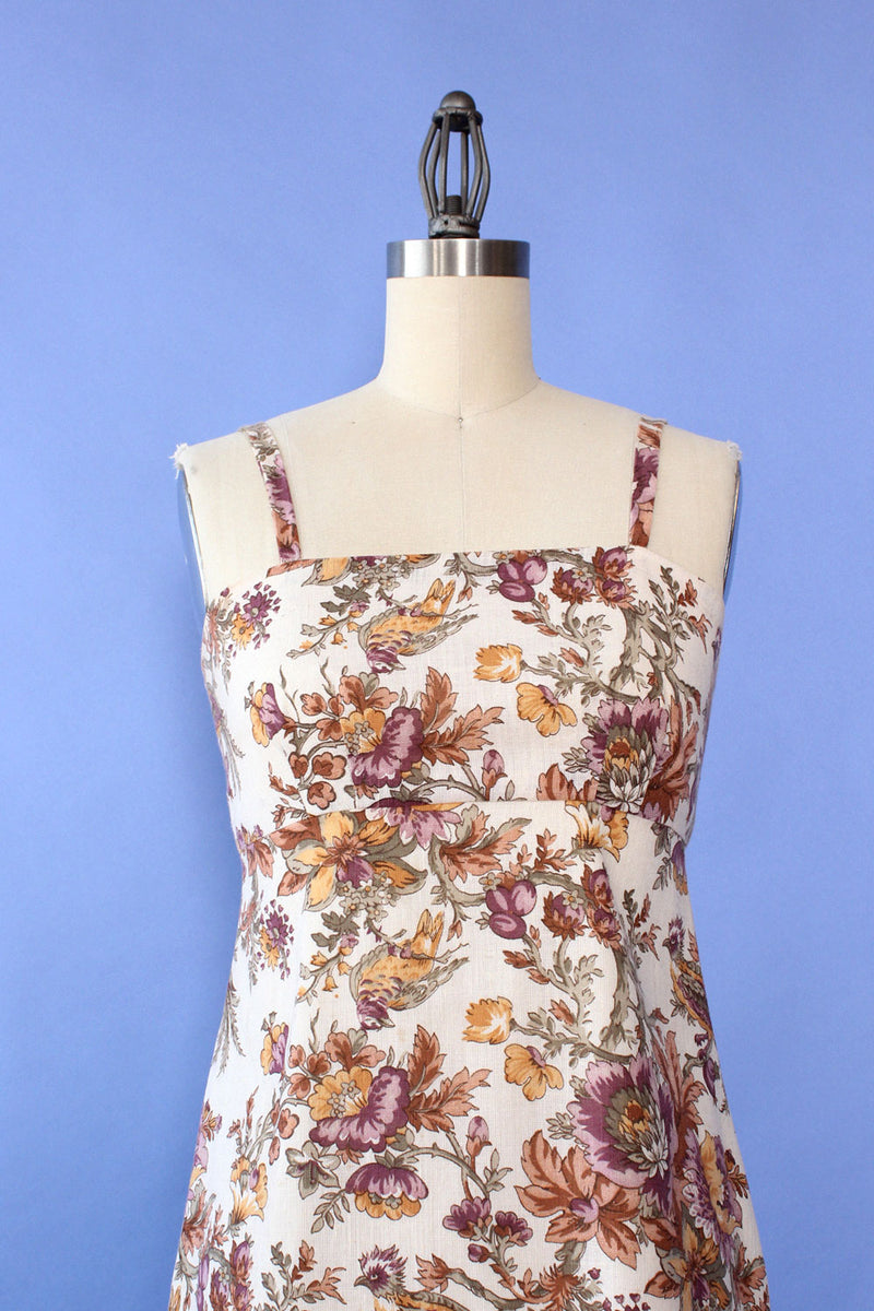 Ecru Bird Tapestry Maxi XS