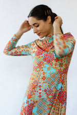 Kaleidoscope Print Maxi Dress XS-M