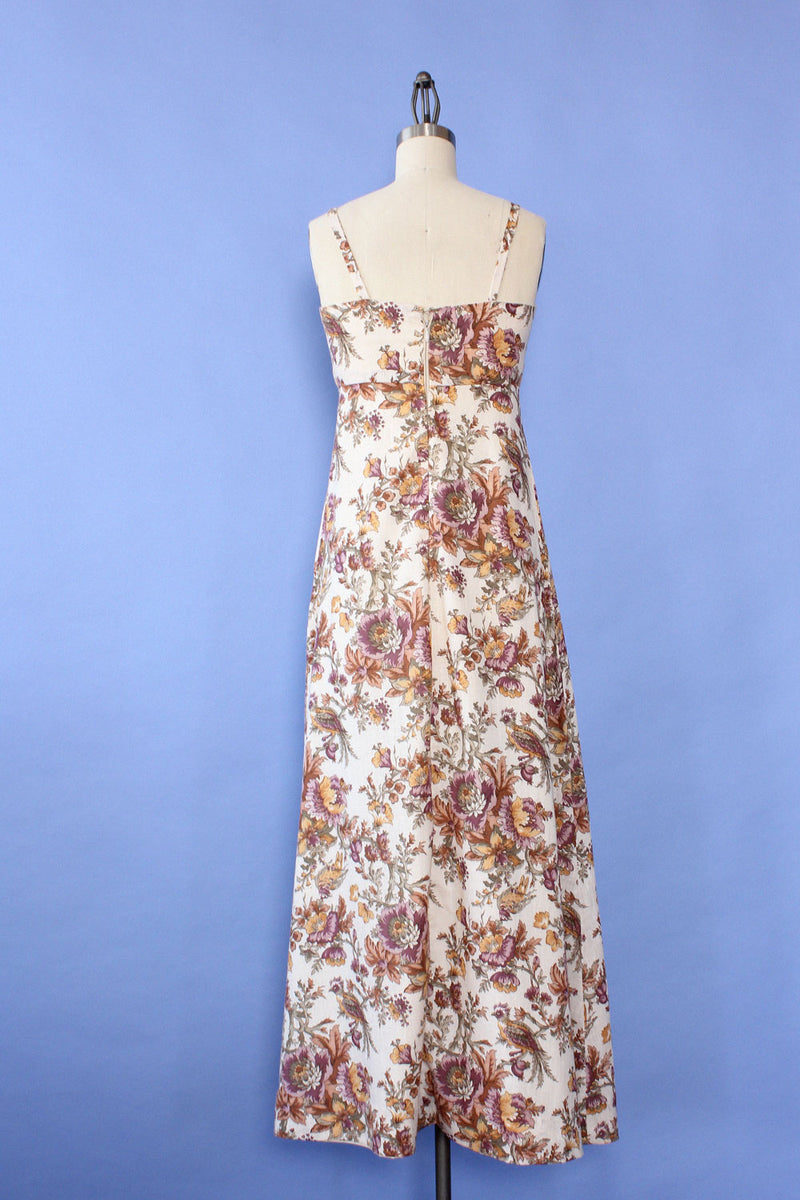 Ecru Bird Tapestry Maxi XS