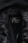 Mod Wool Fur Collar Coat S/M