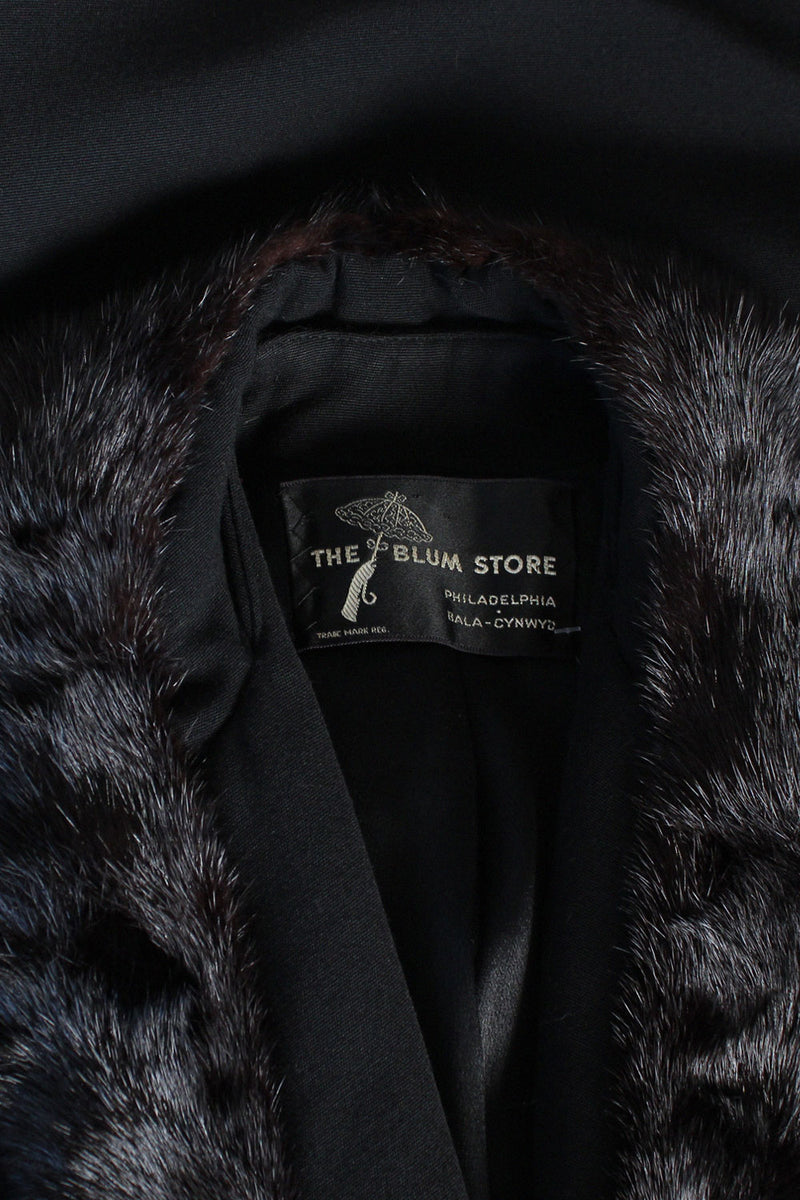 Mod Wool Fur Collar Coat S/M