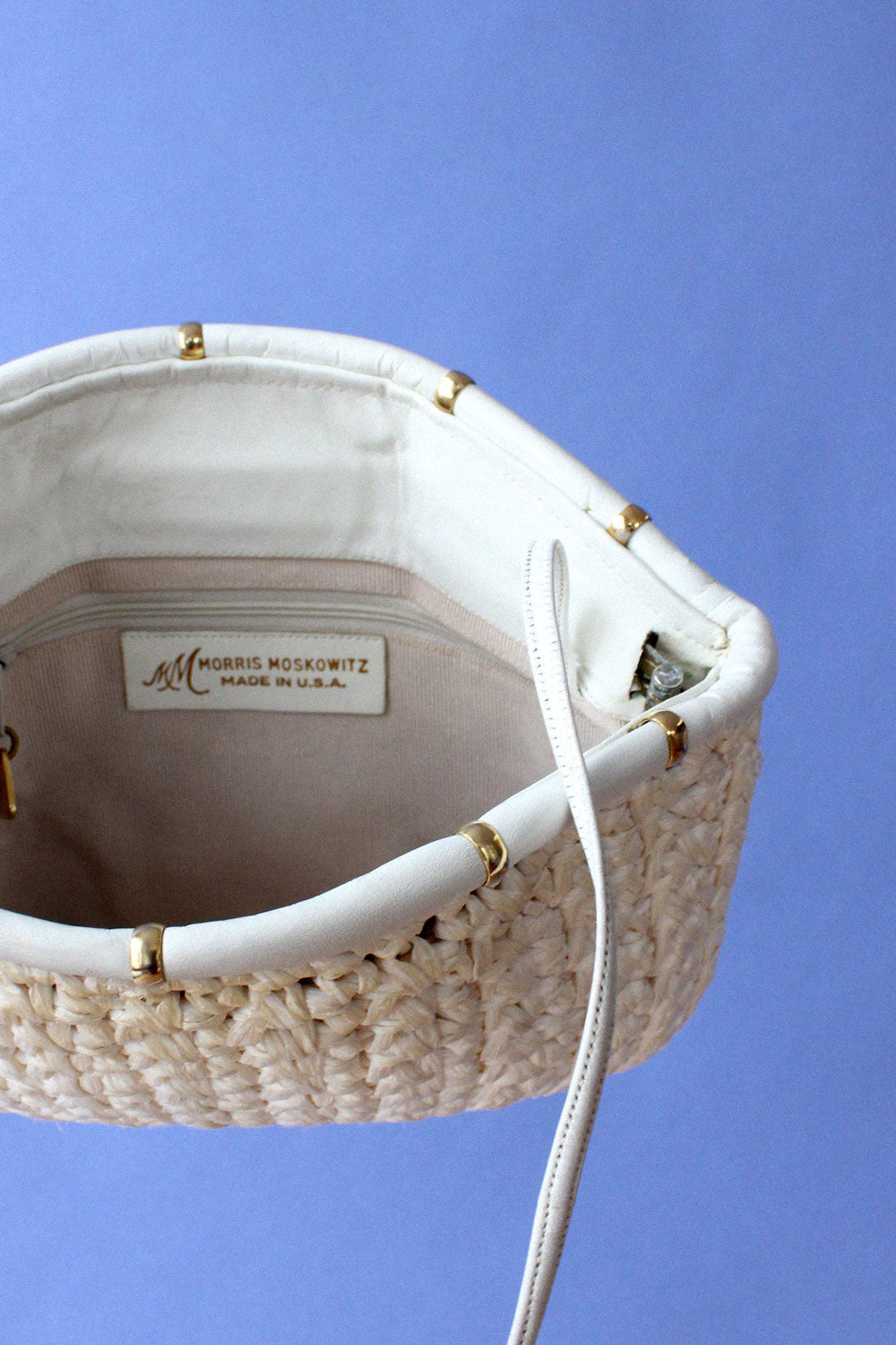 Morris Moskowitz Raffia Purse