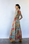 Kaleidoscope Print Maxi Dress XS-M