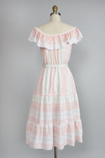 Nancy Off Shoulder 70s Dress XS/S