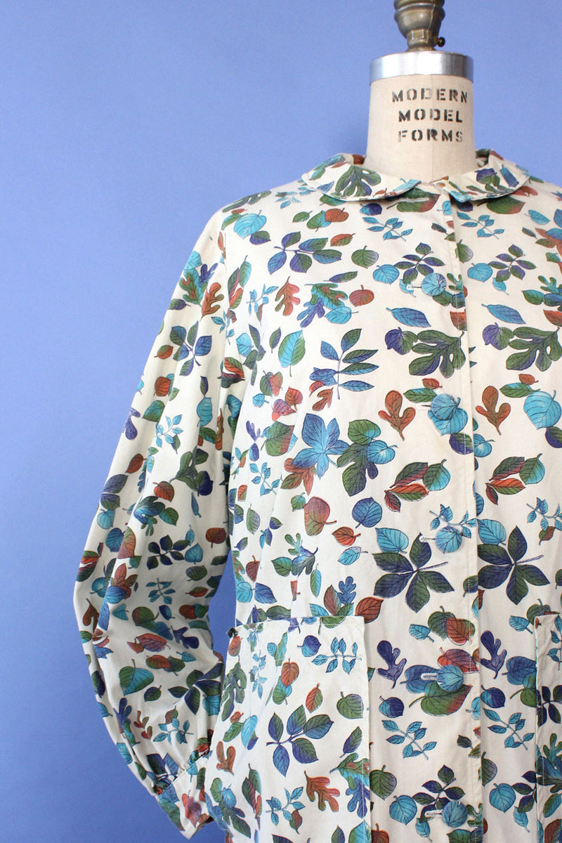 Leafy Print Pocket Shift M