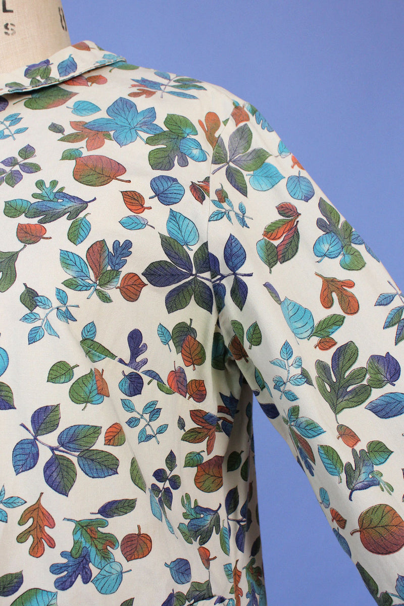 Leafy Print Pocket Shift M