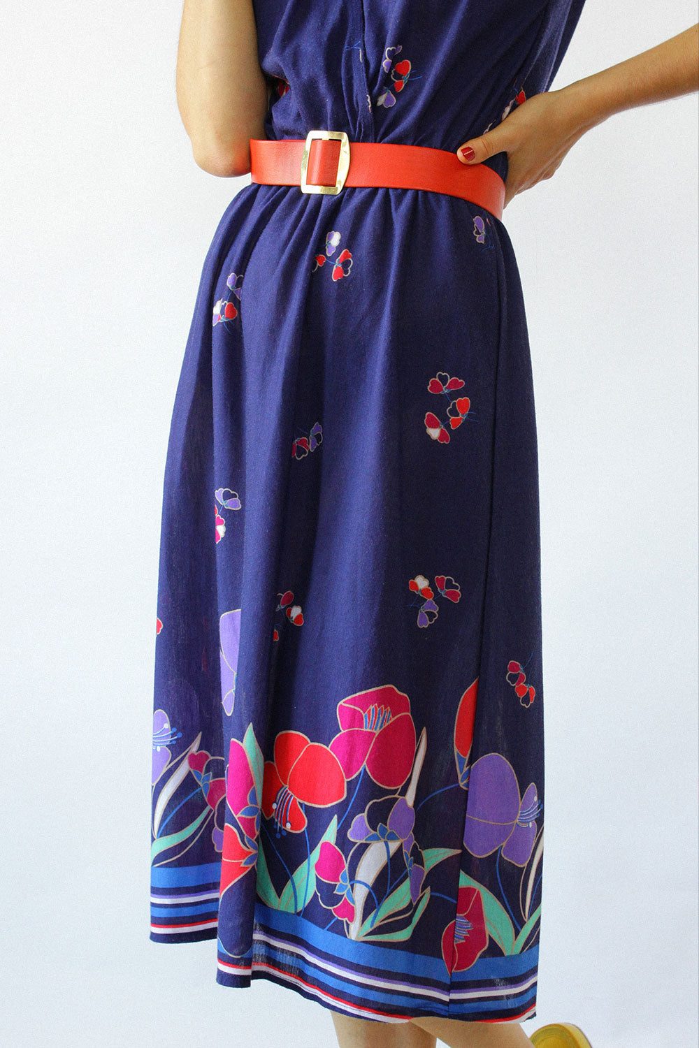 Midnight Floral Knit Dress XS-M