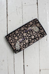 Embroidered Peacock Pouch
