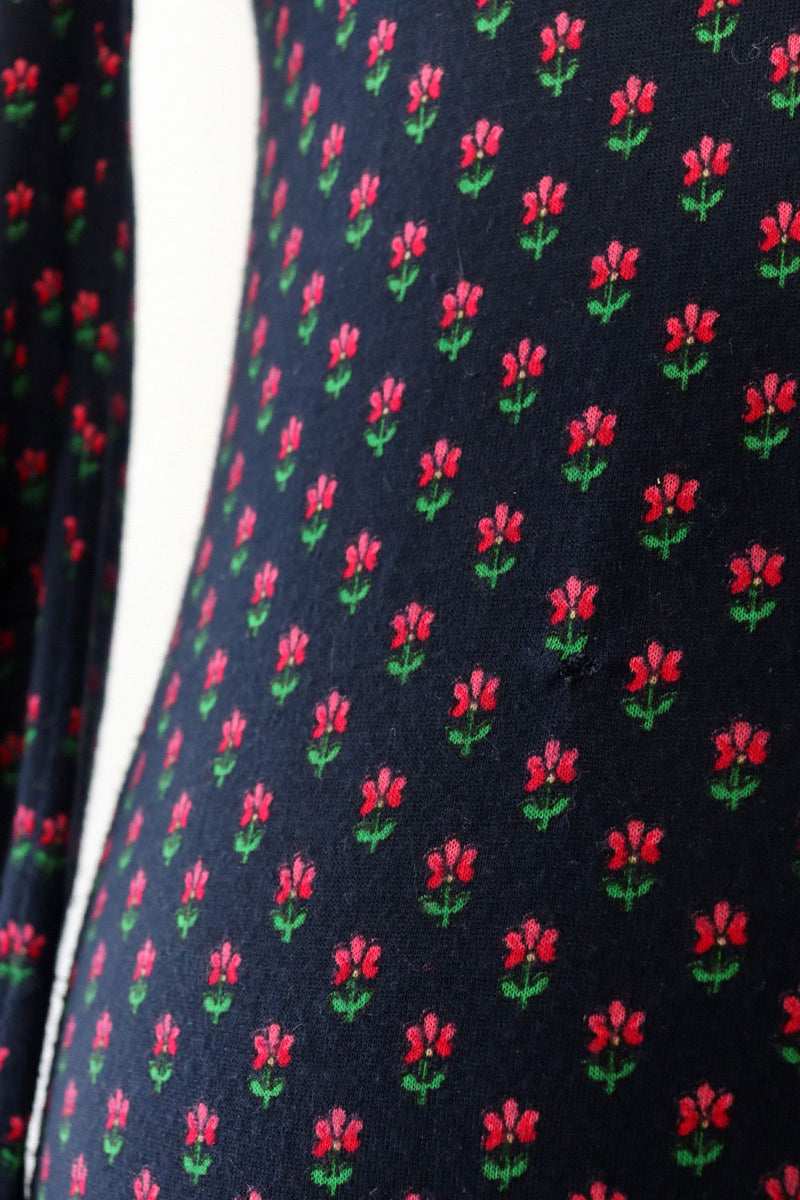 DVF Ditsy Flower Turtleneck Dress