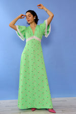 Apple Blossom Lace Maxi Dress S/M