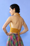Saffron Crochet Halter Top XS-M