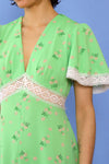 Apple Blossom Lace Maxi Dress S/M