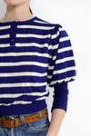 Striped Puff Sweater S/M