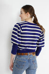 Striped Puff Sweater S/M