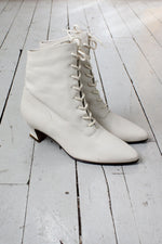 Ivory Granny Boots 6 1/2