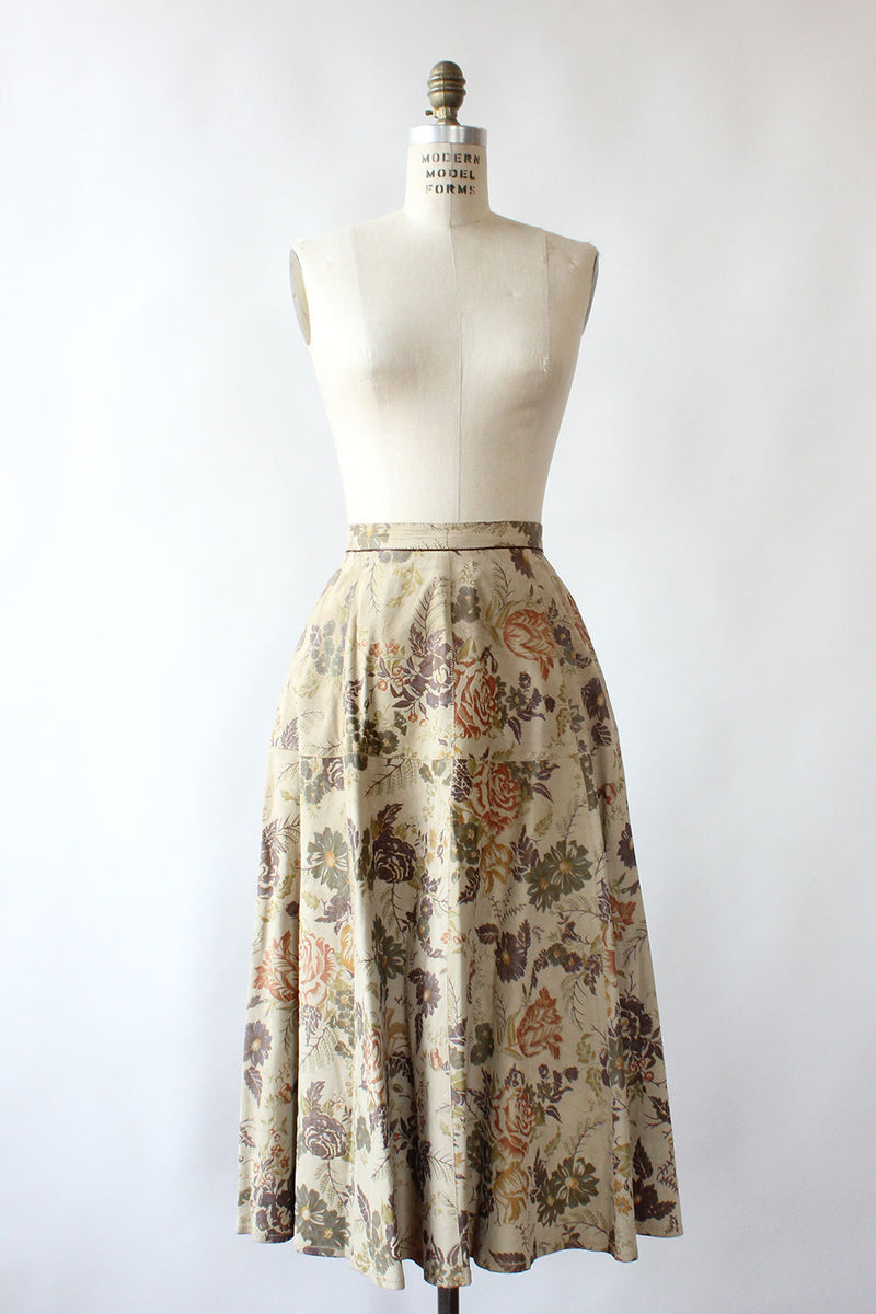 Roberto Cavalli Suede Floral 2 pc Set XS/S