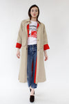 Bonnie Cashin Contrast Tent Trench M/L
