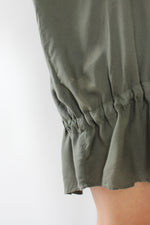 Olive Slouch Pool Dress
