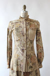 Roberto Cavalli Suede Floral 2 pc Set XS/S