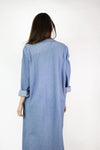 Denim Duster Coat L