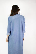 Denim Duster Coat L