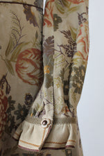 Roberto Cavalli Suede Floral 2 pc Set XS/S