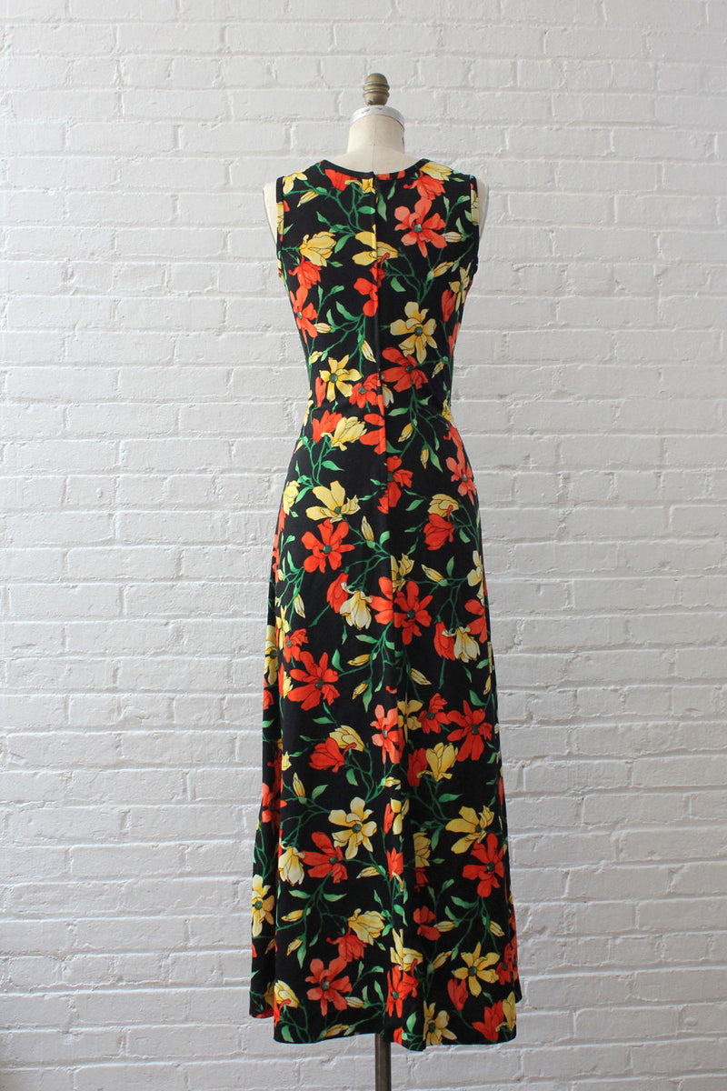 Paper Flower Maxi Dress M/L