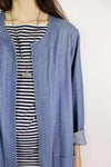 Denim Duster Coat L