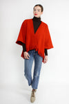 Burnt Orange Fringe Jacket S/M