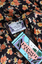 Peachy Floral Mini Dress M/L