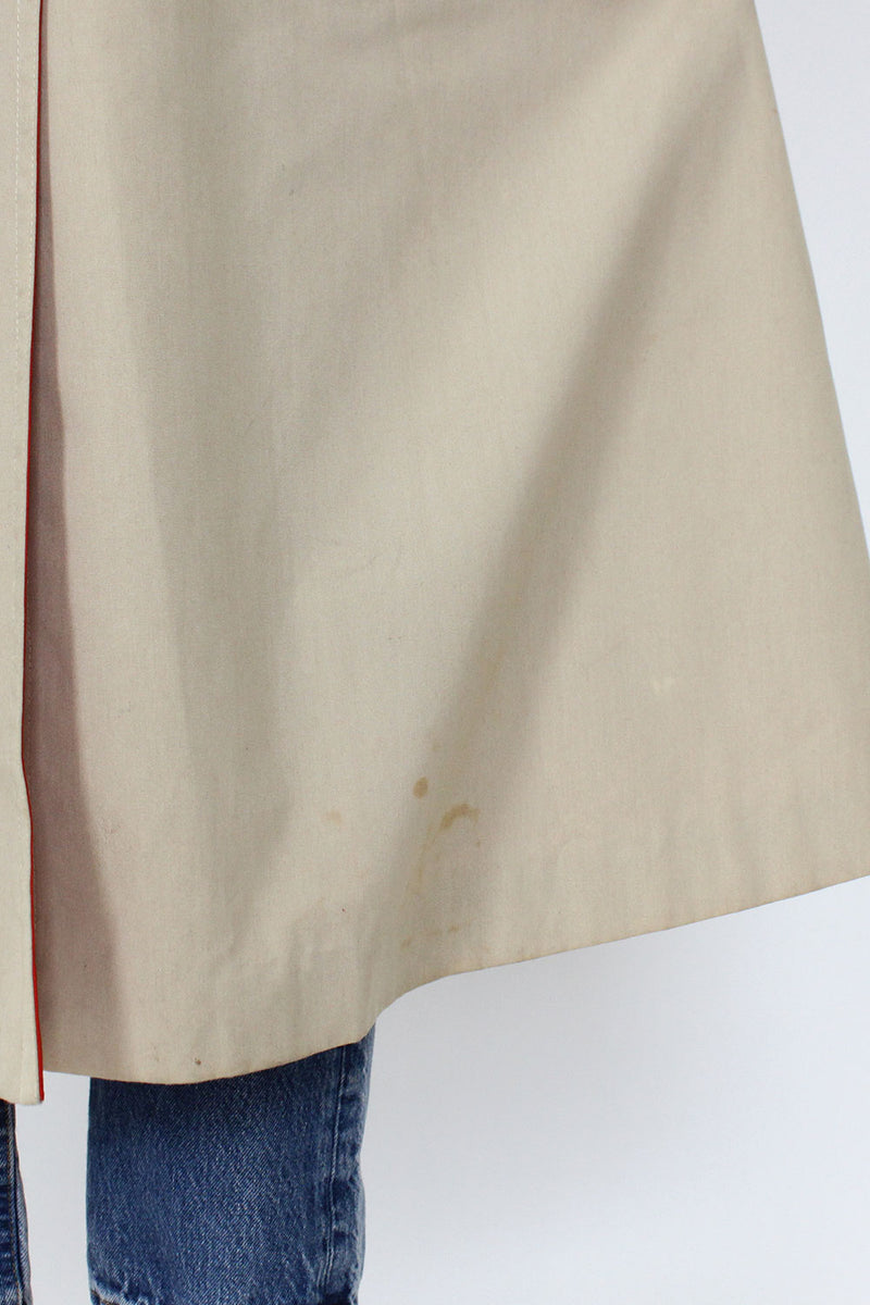 Bonnie Cashin Contrast Tent Trench M/L