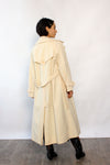 Ivory Wool Wrap Trench S/M