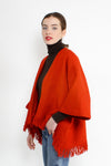 Burnt Orange Fringe Jacket S/M