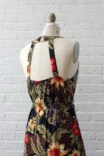 Tropical Floral Ladderback Dress M