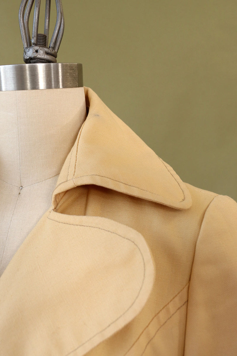 Butterscotch Seventies Fitted Maxi Trench XS