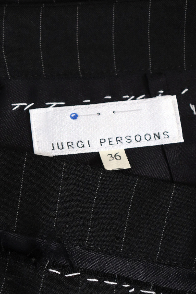 Jurgi Persoons Pinstripe Deconstructed Skirt XS/S
