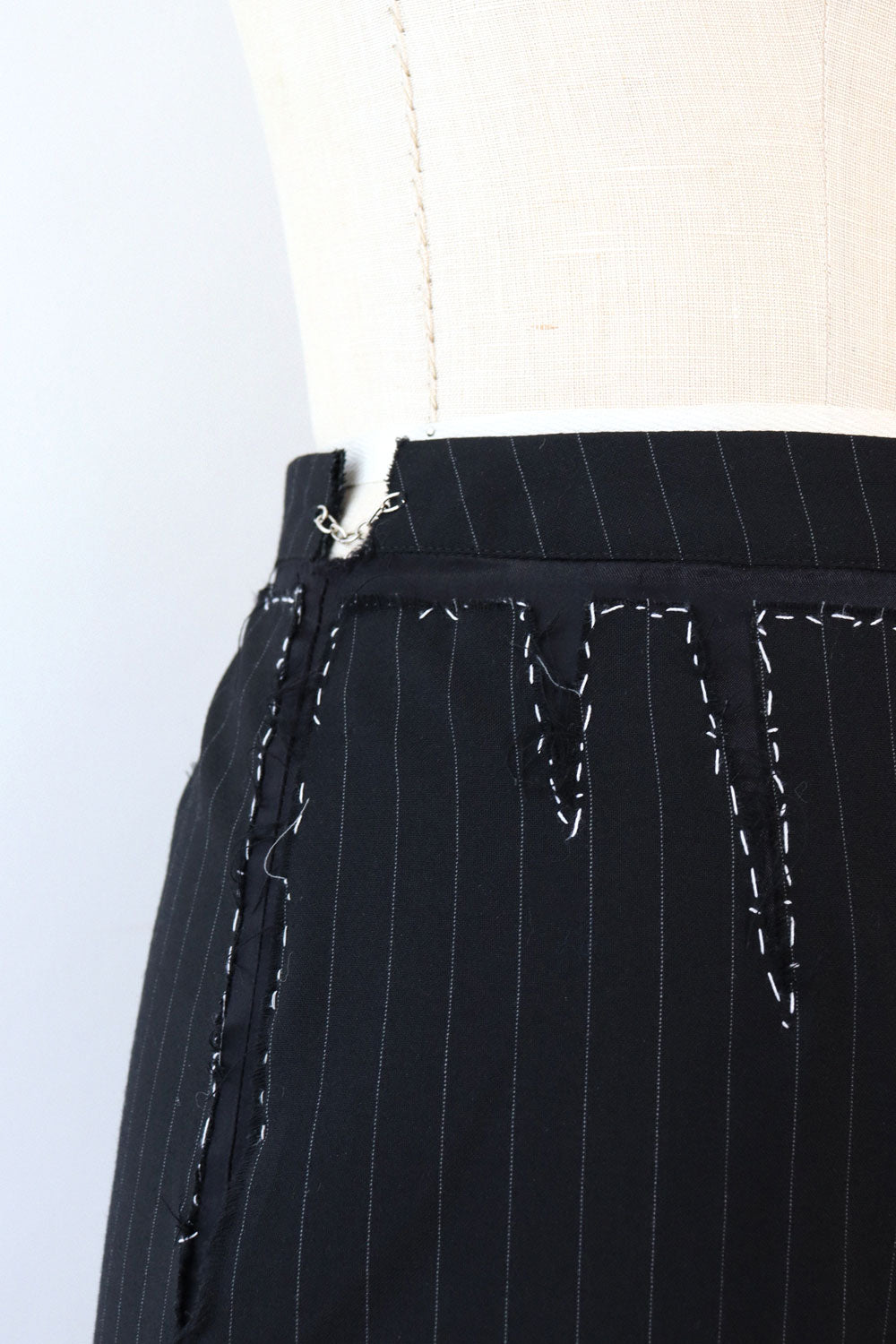 Jurgi Persoons Pinstripe Deconstructed Skirt XS/S