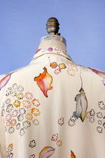 Carroll Hand Painted Silk Blouse S-L