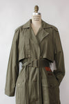Army Green Maxi Trench M/L