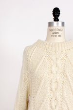 Ivory Chunky Knit Sweater