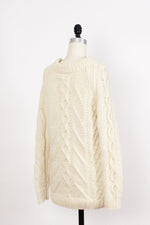 Ivory Chunky Knit Sweater