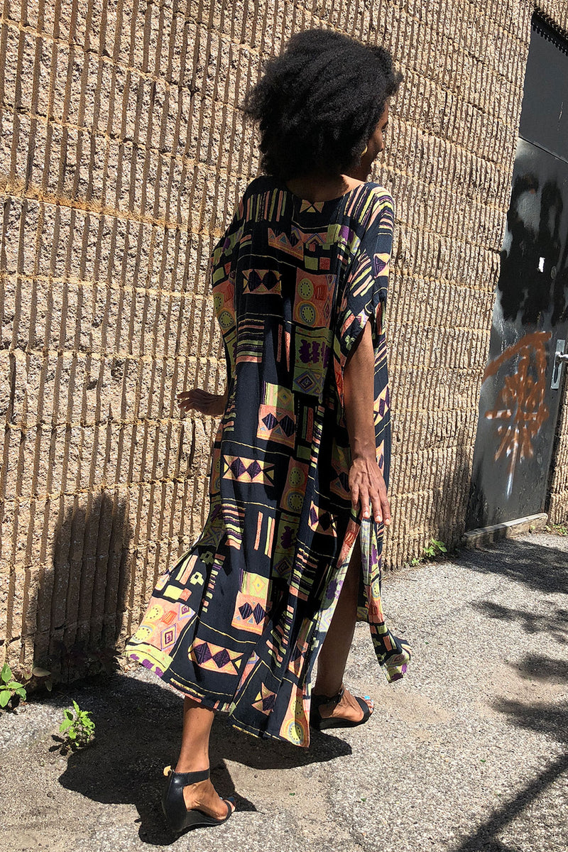 Gia Geometric Caftan