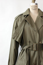 Army Green Maxi Trench M/L