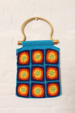 Electric Granny Square Handbag