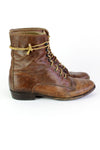 Lace Up Leather Boots 8