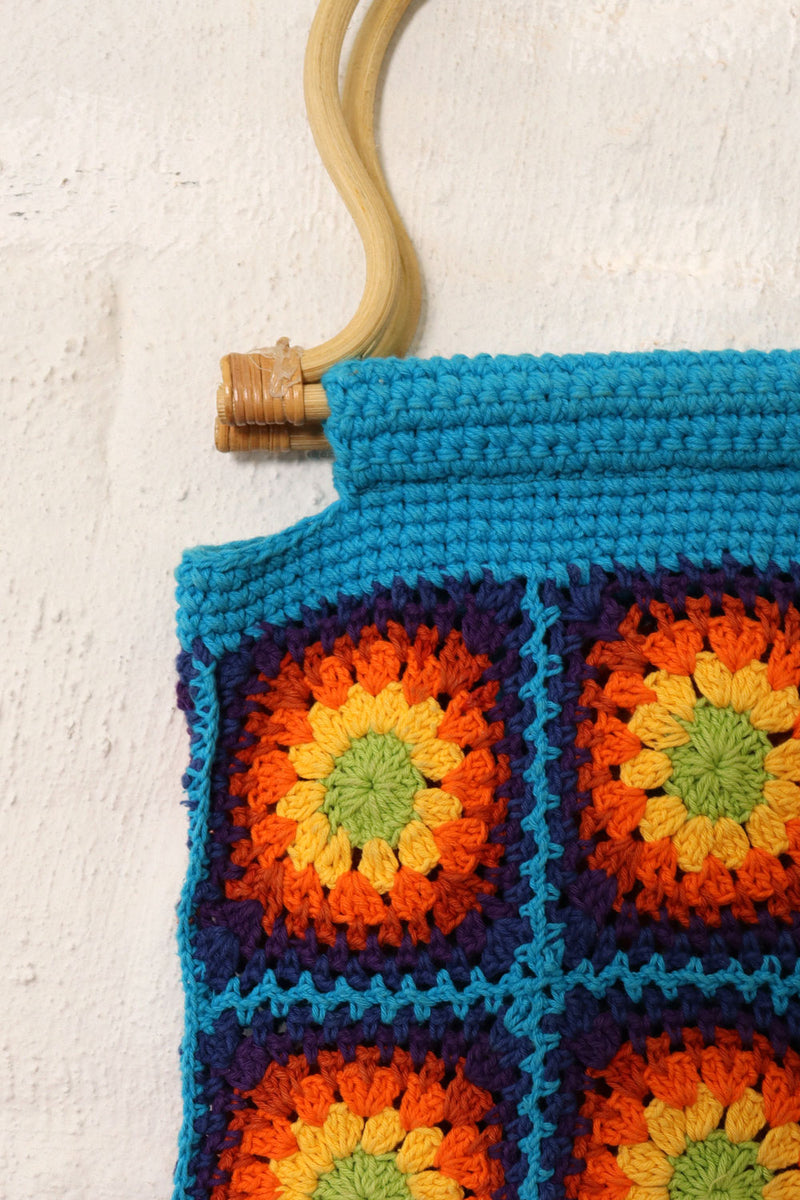 Electric Granny Square Handbag