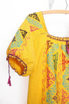 Marigold Cross Stitch Dress S