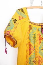 Marigold Cross Stitch Dress S
