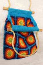 Electric Granny Square Handbag