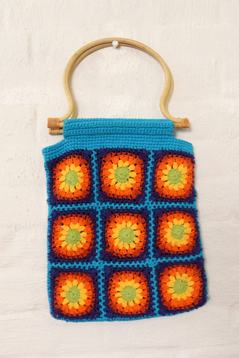 Electric Granny Square Handbag